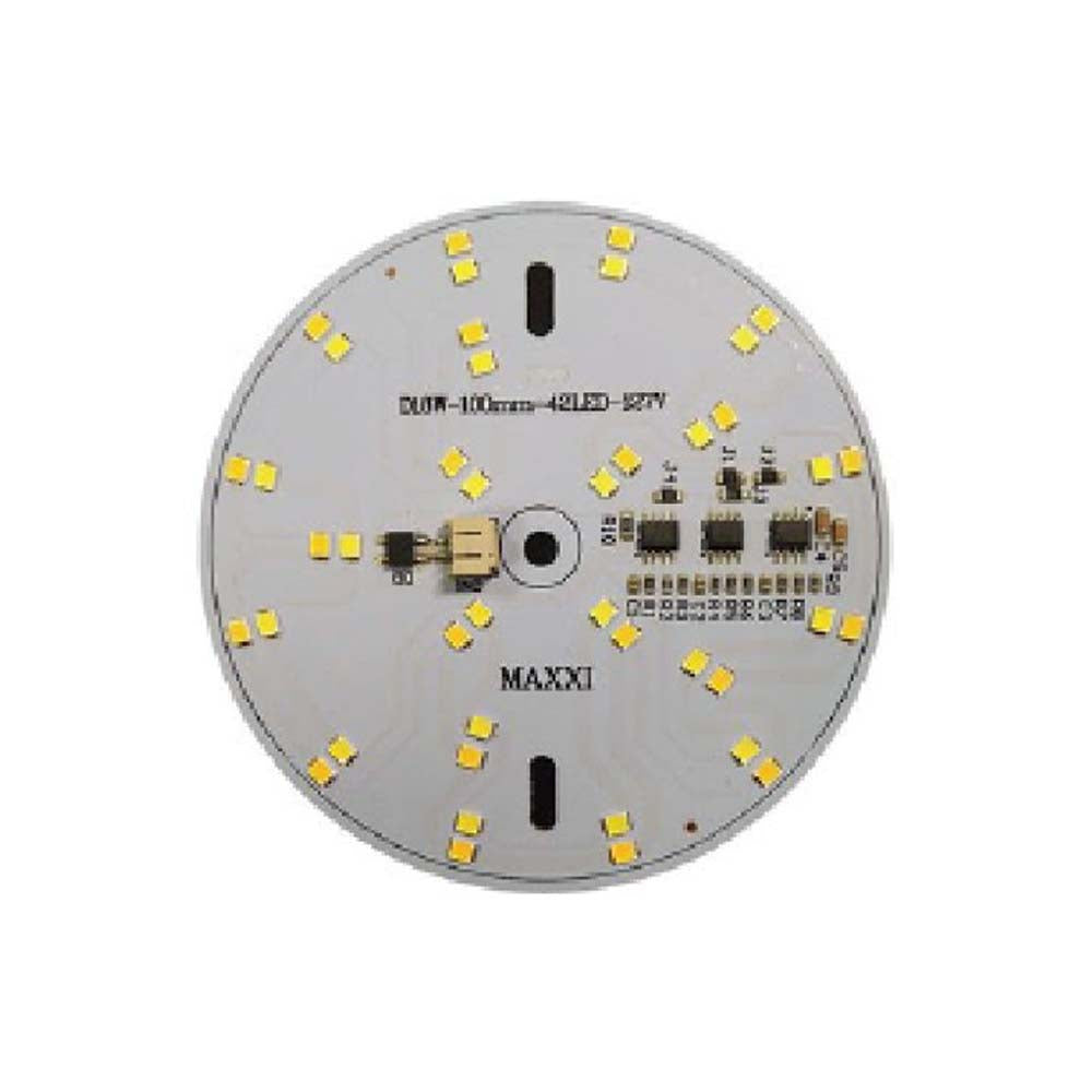 ACCESORIO PANEL DE LED PCB 18W  1750 LM BASE DE ALUMINIO 3 TEMPERATURAS DE COLOR IC DRIVER 127 V  10 CM INCLUYE CONECTORES(MX-LED PCB 18W/3TC) *** HASTA AGOTAR ***