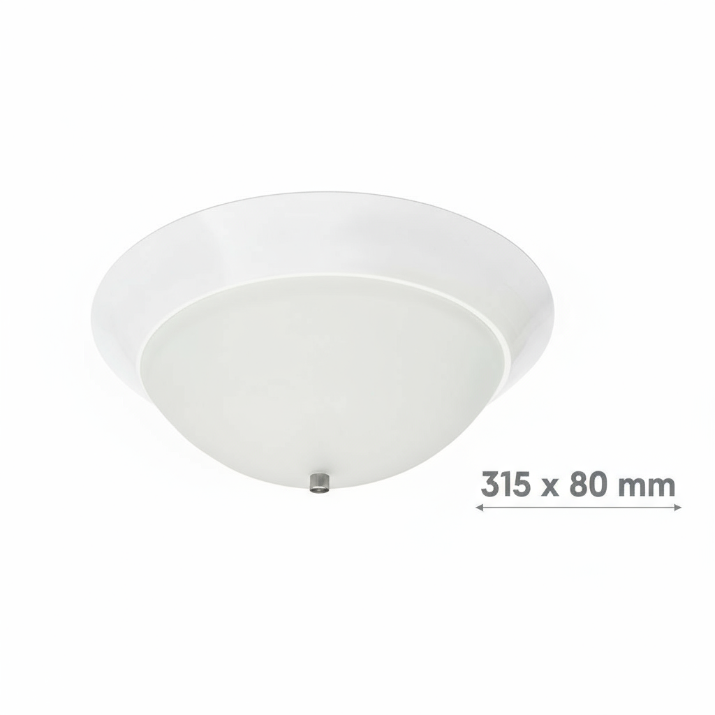 LAMPARA DECORATIVA PLAFON 40W COLOR BLANCO MX-PF4483/B MAXXI
