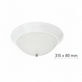 LAMPARA DECORATIVA PLAFON 40W COLOR BLANCO MX-PF4483/B MAXXI