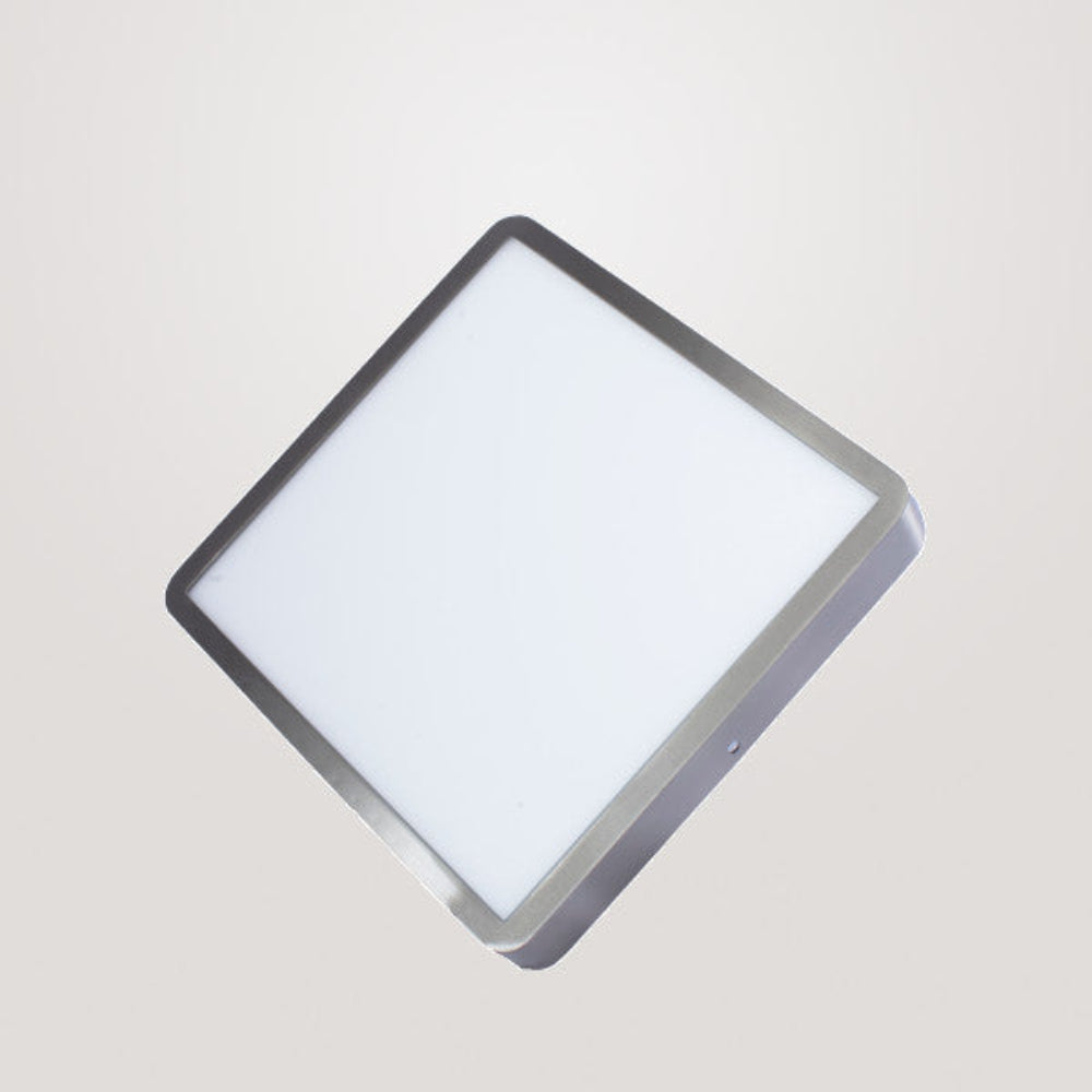 LUMINARIO DE TECHO COLOR SATINLED INTEGRADO 24 W  1800LM 100-265V ABS USO INTERIOR 22.5 X 22.5 CM X H4 CM(MX-PF8070/LED60)*HAE2024*