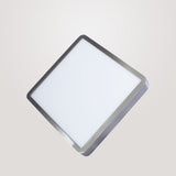 LUMINARIO DE TECHO COLOR SATINLED INTEGRADO 24 W  1800LM 100-265V ABS USO INTERIOR 22.5 X 22.5 CM X H4 CM(MX-PF8070/LED60)*HAE2024*