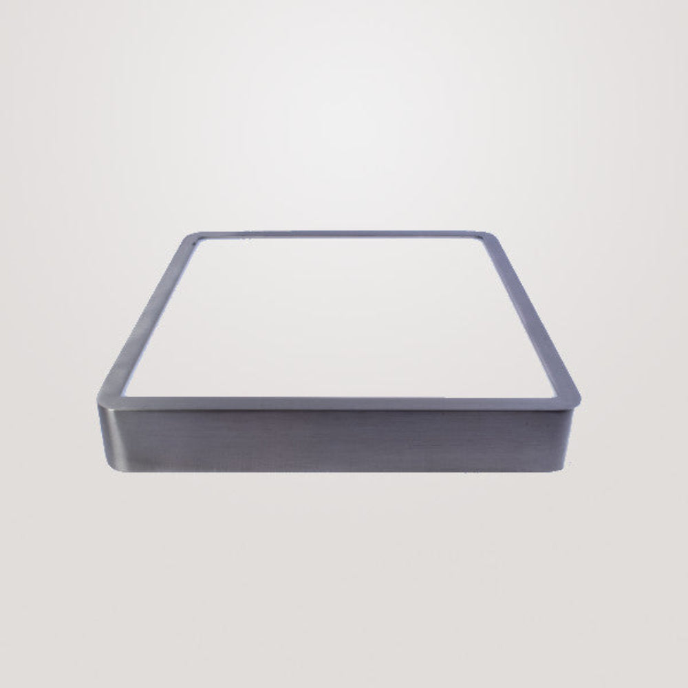 LUMINARIO DE TECHO COLOR SATINLED INTEGRADO 24 W  1800LM 100-265V ABS USO INTERIOR 22.5 X 22.5 CM X H4 CM(MX-PF8070/LED60)*HAE2024*