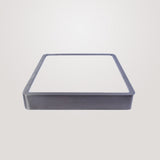 LUMINARIO DE TECHO COLOR SATINLED INTEGRADO 24 W  1800LM 100-265V ABS USO INTERIOR 22.5 X 22.5 CM X H4 CM(MX-PF8070/LED60)*HAE2024*