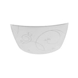 LUMINARIO DE TECHO PLAFON LAMINA DE ACERO VIDRIO SATINADO CON INCRUSTACIONES 127V LAMPARA OPCIONAL NO INCLUIDA