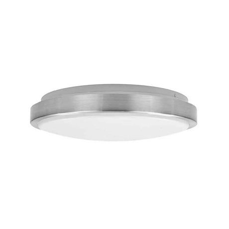 LUMINARIO DE TECHO LAMINA DE ACERO + DISFUSOR PMMA LED INTEGRADO 21 W  1680 LM 100-265 V IP 44 USO INTERIOR  33 CM X H 8 CM(MX-PF8206-CP/LED60) *** EXHIBIDO ***