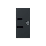 CONTACTO 2P+T C/ PROT. INF. NEGRO SOFT