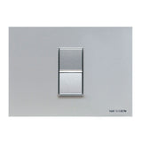 APAGADOR SENCILLO ESTEVEZ ZENIT 1 MÓDULO PLATA