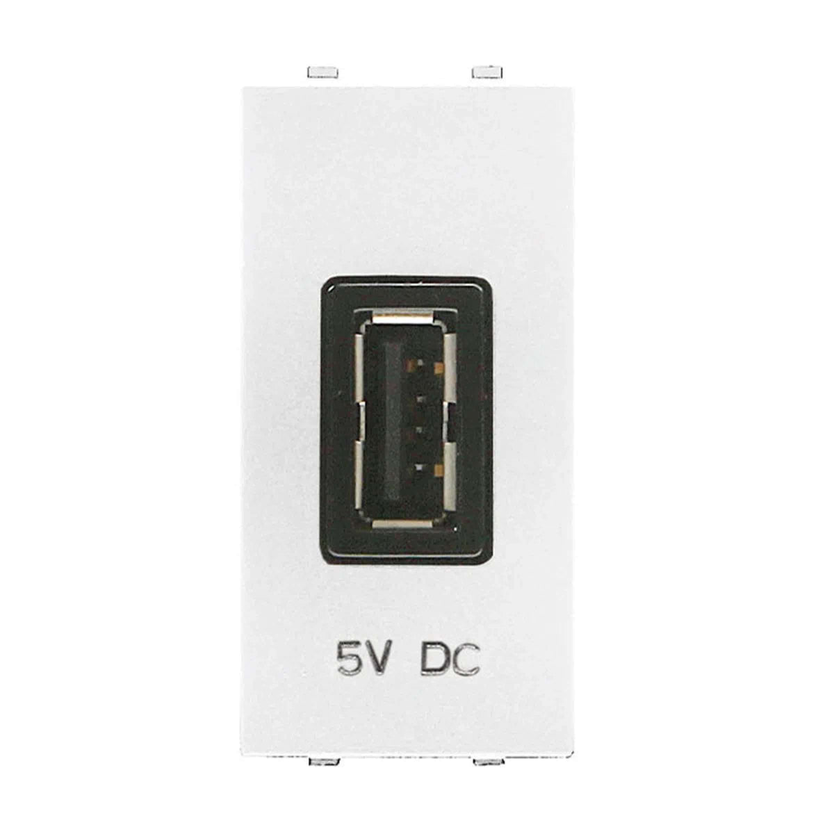 TOMA DE CARGADOR ESTEVEZ ZENIT USB 1 MÓDULO BLANCO ***HAE2025***