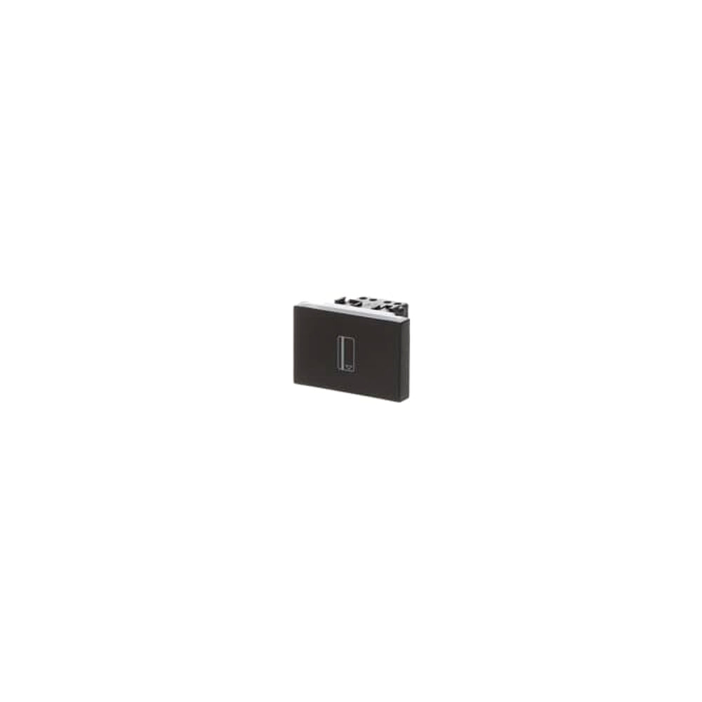 INTERRUPTOR TARJETA ELECTROMECANICO 16A. 2 MOD. ANTRACITA N2214.1-AN ZENIT NIESSEN