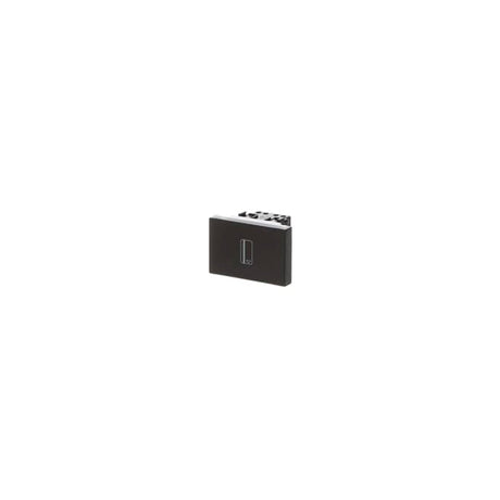 INTERRUPTOR TARJETA ELECTROMECANICO 16A. 2 MOD. ANTRACITA N2214.1-AN ZENIT NIESSEN