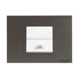 ATENUADOR DE LUZ ESTEVEZ ZENIT PULSANTE 2 MÓDULOS BLANCO