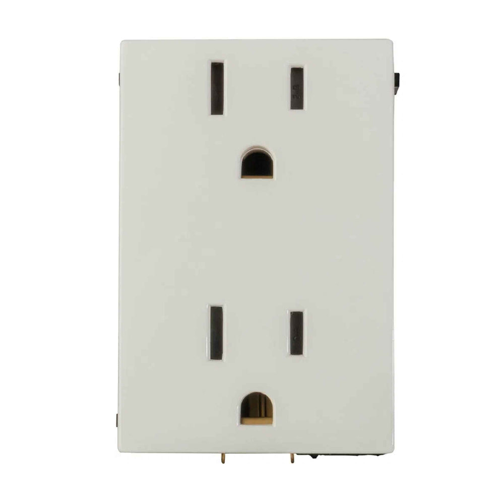 CONTACTO DÚPLEX ESTEVEZ ZENIT 2 POLOS CON TIERRA 3 MÓDULOS BLANCO