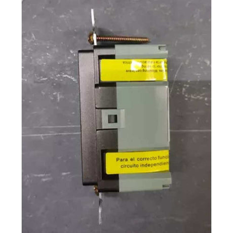 CONTACTO DÚPLEX ESTEVEZ ZENIT 2 POLOS CON FALLA A TIERRA ANTRACITA CON PLACA ANTRACITA