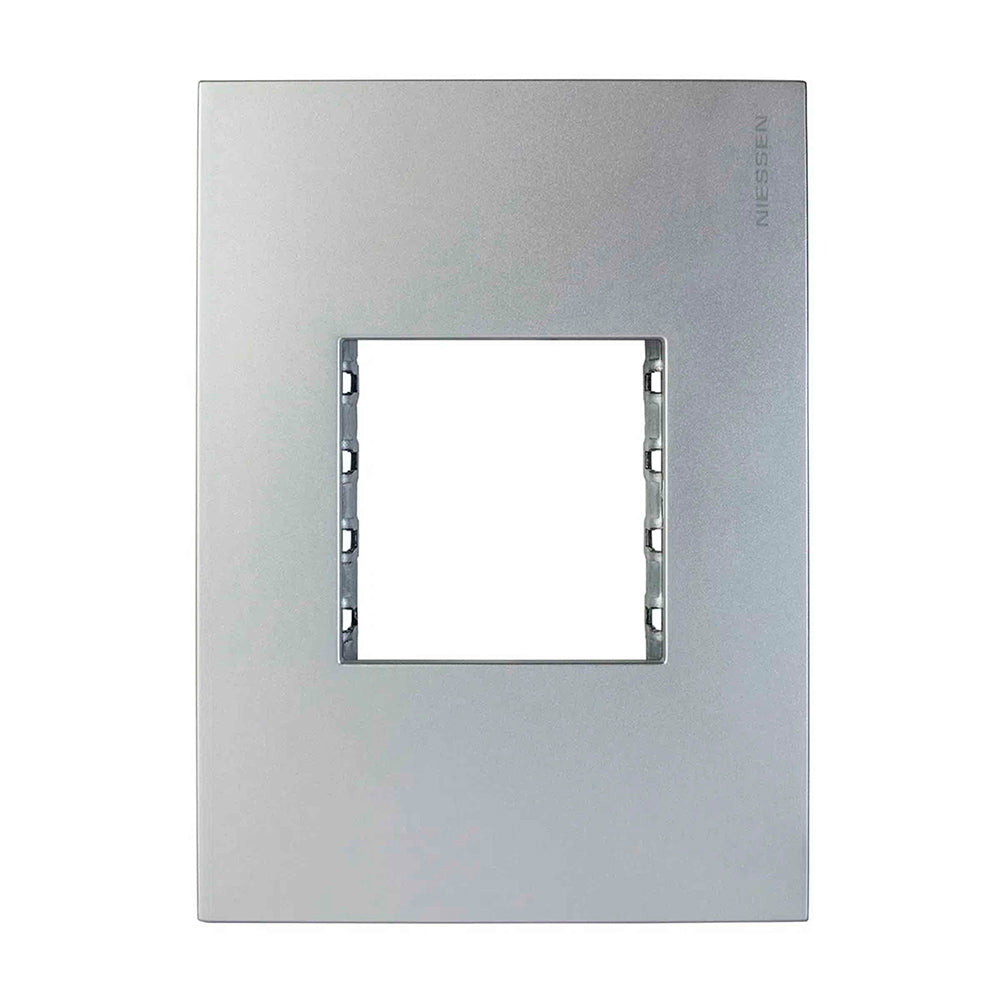 PLACA ESTEVEZ ZENIT 2 MÓDULOS PLATA