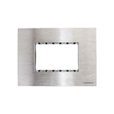 PLACA 3 MOD. ACERO INOXIDABLE N2473-OX ZENIT NIESSEN