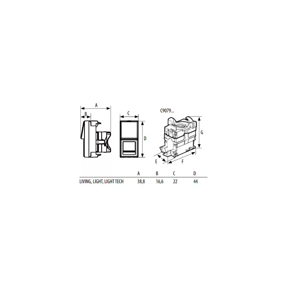 CONECTOR RJ45 CAT. 5E N4279/5E // N4279C5E