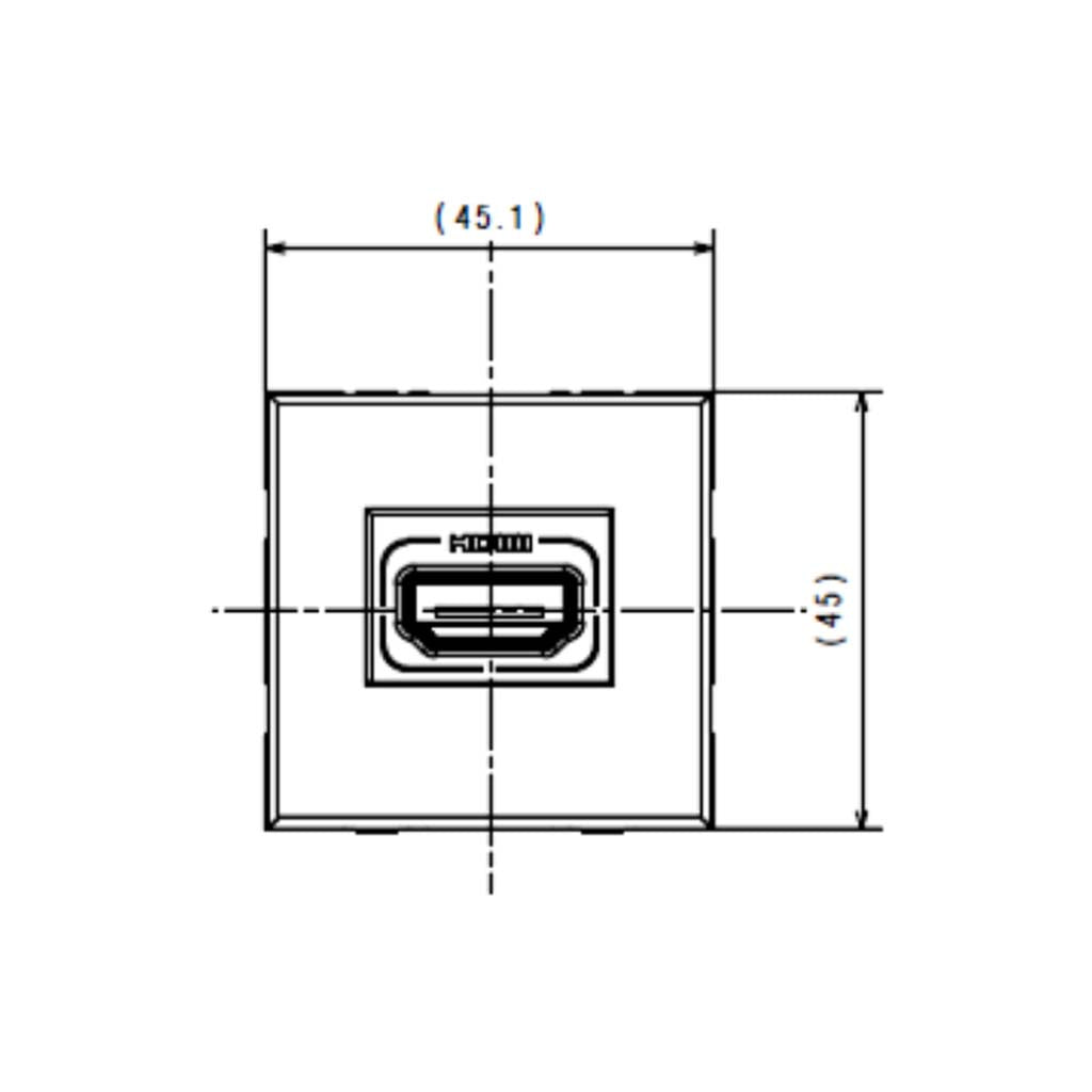 CONECTOR HMDI 2 MOD. N4284 LIVING Y LIGHT