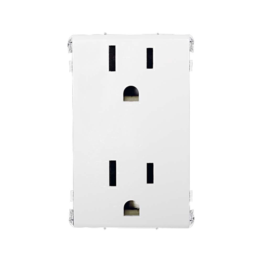 CONTACTO DUPLEX 2P+T 3 MOD. BLANCO POLAR N4328-BP STEP NIESSEN