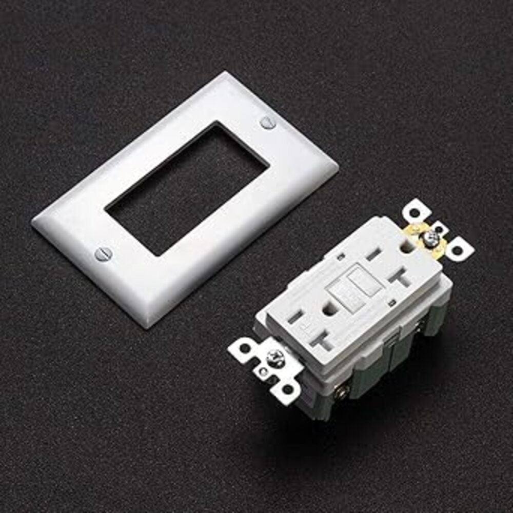 RECEPTACULO DUPLEX FALLA A TIERRA GFCI O ICFT SMARTLOCKPRO 20A/125V. BCO. C/PLACA GFNT2-00W