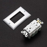 RECEPTACULO DUPLEX FALLA A TIERRA GFCI O ICFT SMARTLOCKPRO 20A/125V. BCO. C/PLACA GFNT2-00W