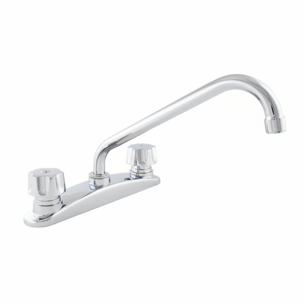 MEZCLADORA DE LATON DE 8" PARA  FREGADERO NACOBRE **HAE**