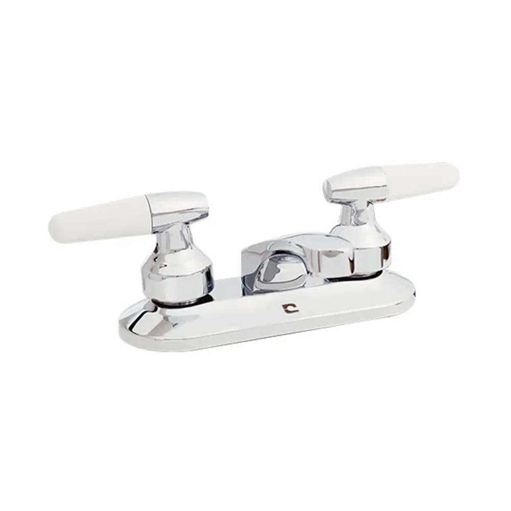MEZCLADORA PARA LAVABO MANERLAES DE PALANCA BLANCO CUELLO CORTO NACOBRE **HAE**