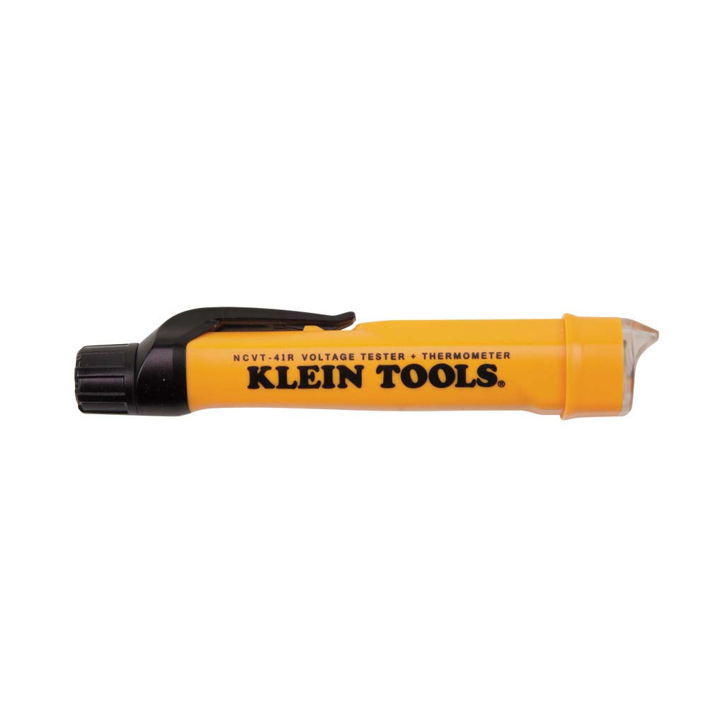 PROBADOR DE VOLTAJE KLEIN TOOLS TIPO LÁPIZ SIN CONTACTO DE 12V A 1000V CA CON TERMÓMETRO INFRARROJO