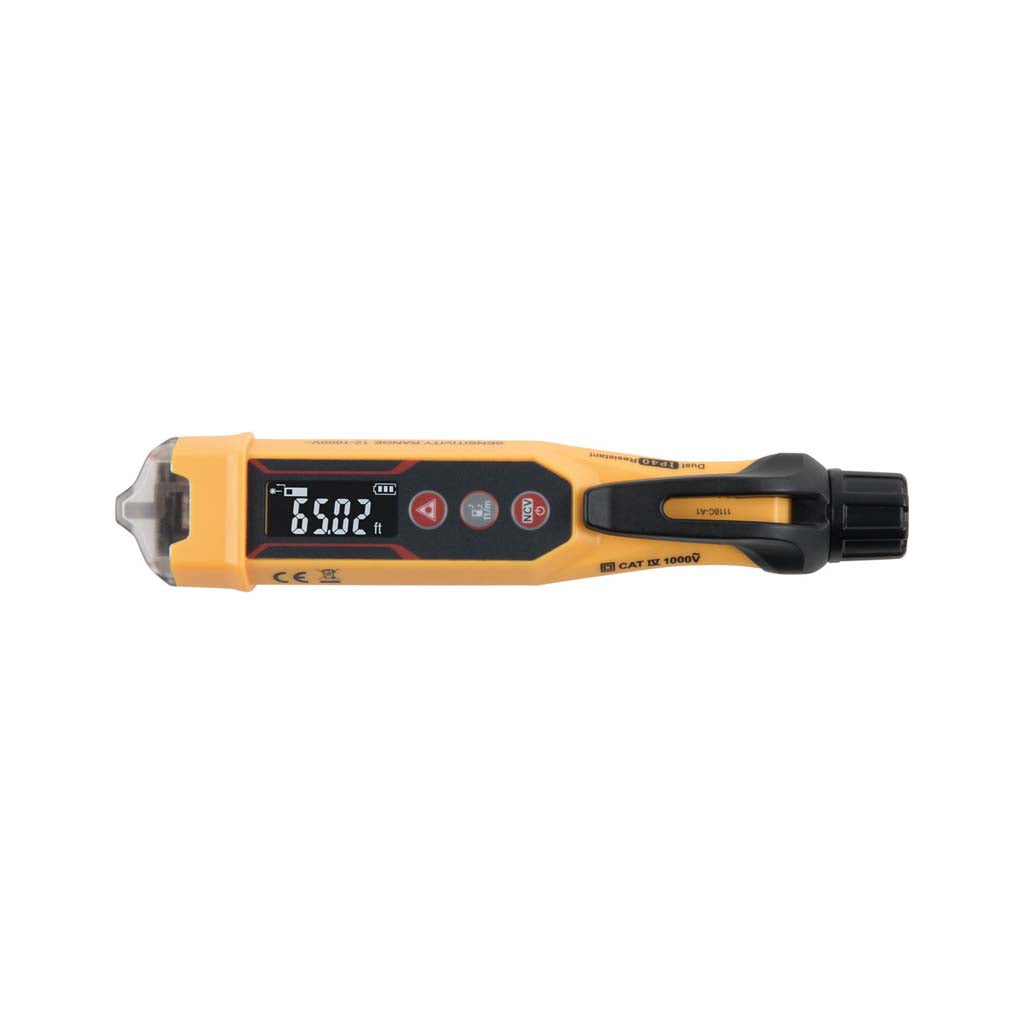PROBADOR DE VOLTAJE SIN CONTACTO TIPO LAPIZ 12-1000VCA CON MEDIDOR DE DISTANCIA LASER KLEIN TOOLS