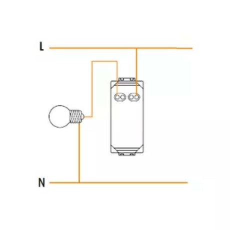 DIMMER ROTATIVO RESISTIVO 1 MOD. 127/220V. 500/1000W. NT4581