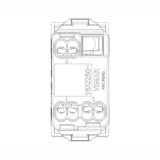 CONMUTADOR 1P 16AX. 250V. 1 MOD. BLANCO NEVE VIMAR