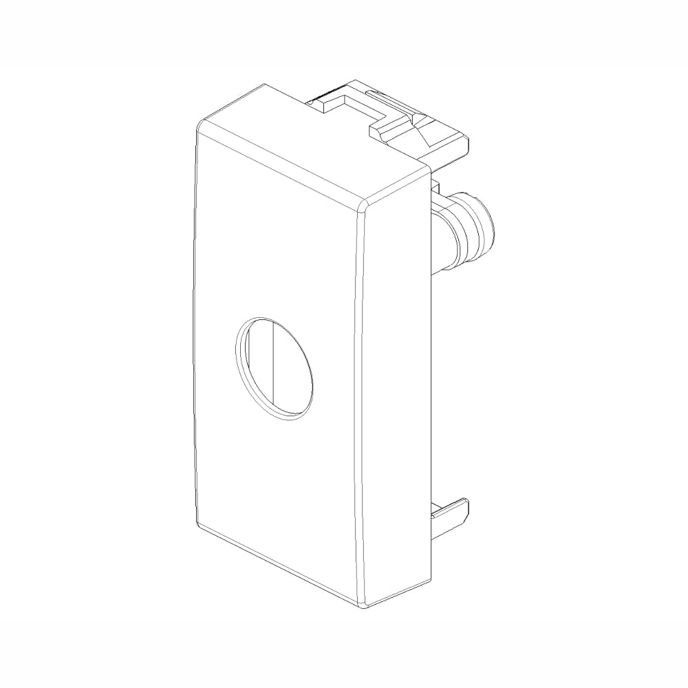 SALIDA DE CABLE CON SUJETACABLE 1 MOD. BLANCO NEVE VIMAR