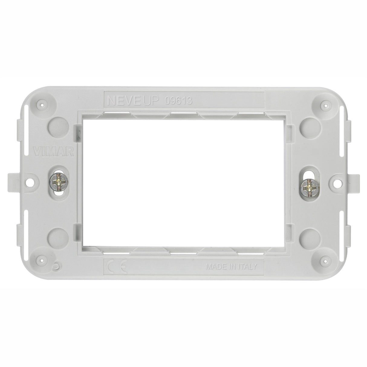SOPORTE 3 MOD. CON TORNILLOS PARA CAJA EMPOTRABLE 3 MOD. NEVE VIMAR