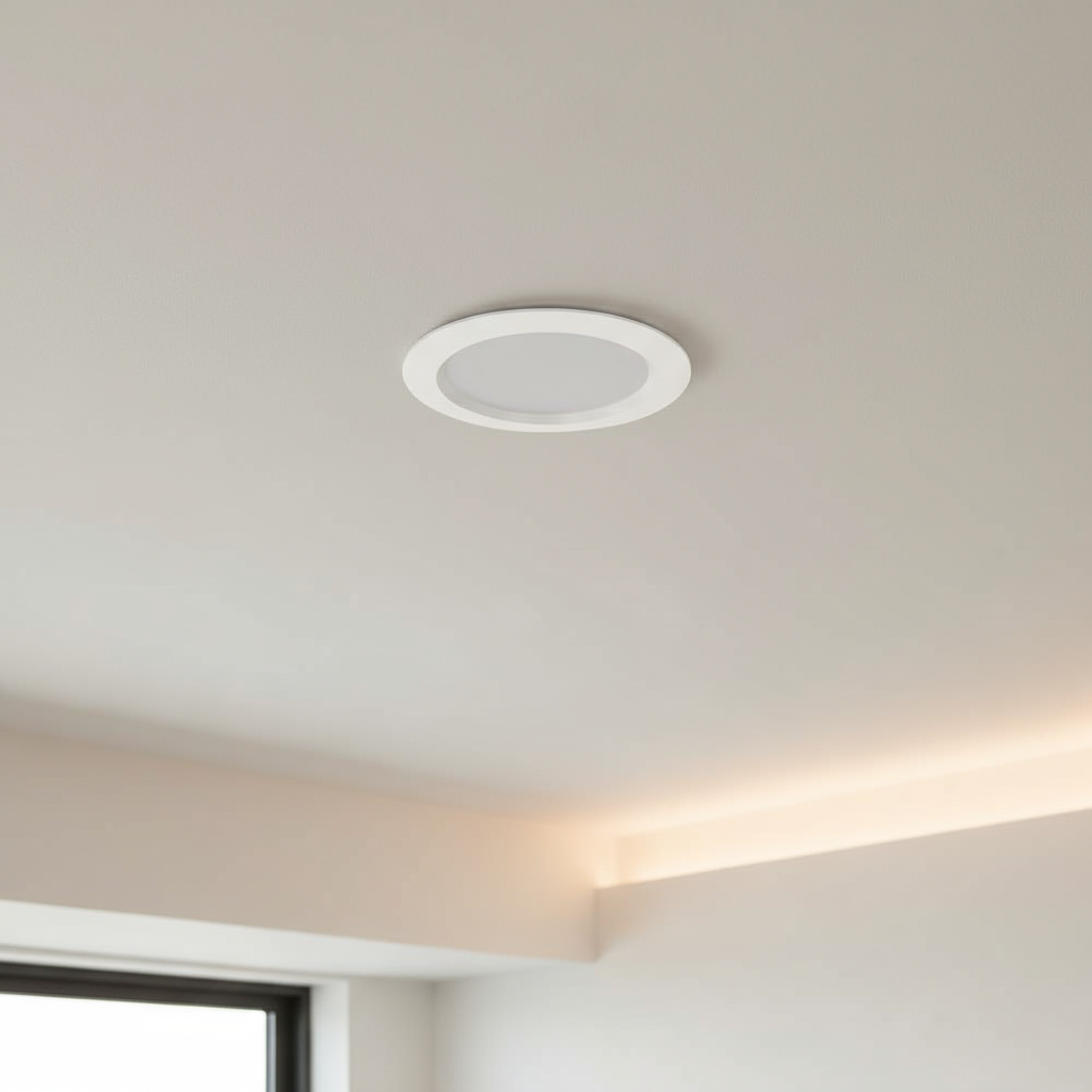 LUMINARIO EMP. 4W 3000K 127-220V C/ DRIVER ELECTRONICO. *** EXHIBIDO ***