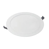 LUM. DE INT. EMPOTRAR LED REDONDO BCO. 12W 100-240V 6500K SYLTECH *** HAE ***