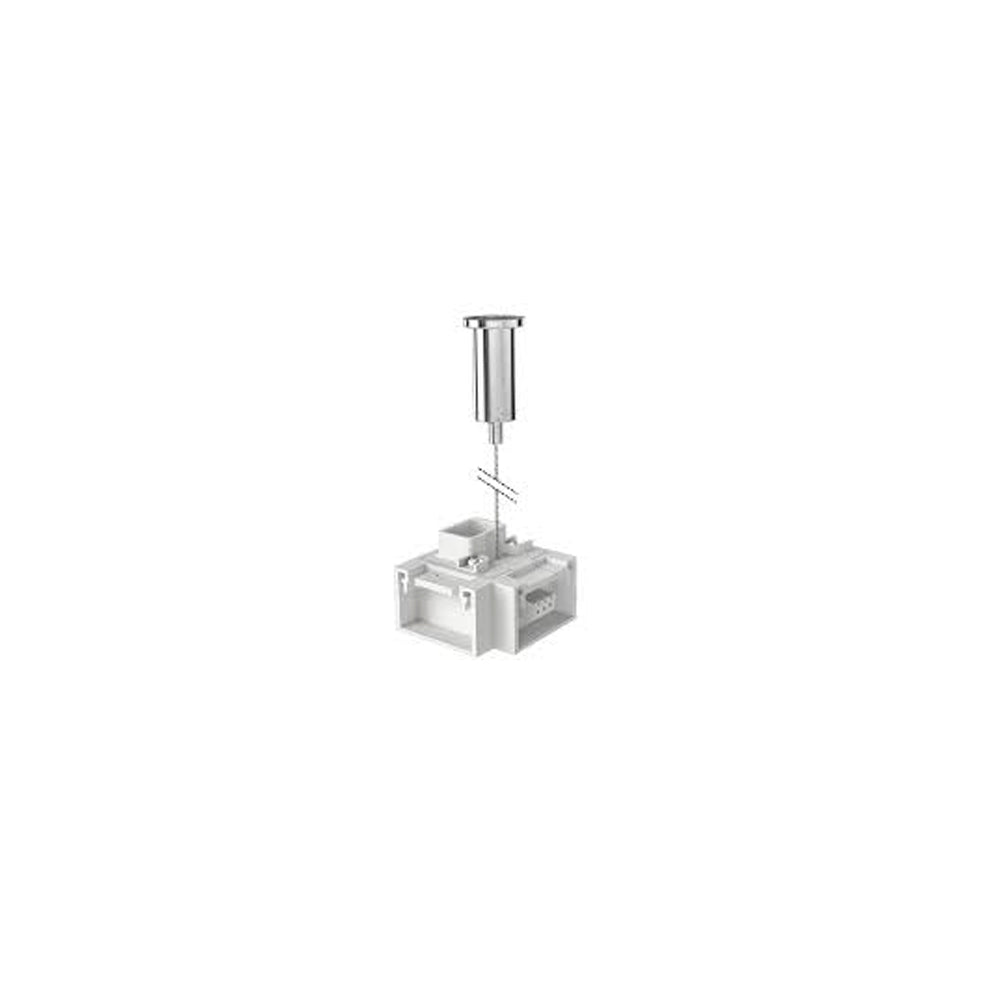 CONECTOR 90 ALIMENTACION VERTICAL TERMINACION CIEGA BLANCO ELECTROMAG