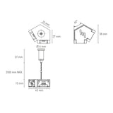 CONECTOR 60 BL FALT COLOR NEGRO MCA ELECTROMAG
