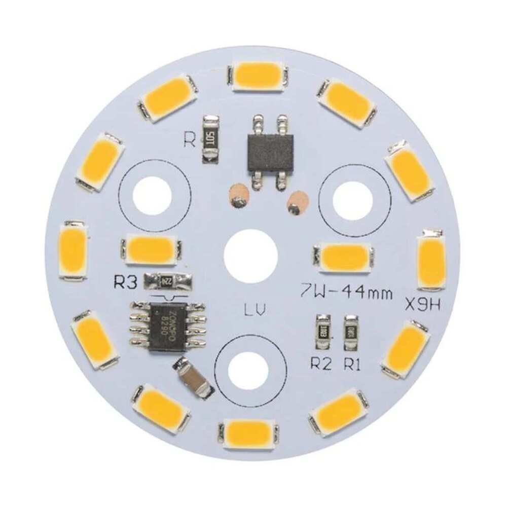 LAMPARA T/PASTILLA REDONDO LED 7W BLANCO CALIDO 120 130V IP20 ILUMILEDS