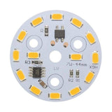 LAMPARA T/PASTILLA REDONDO LED 7W BLANCO CALIDO 120 130V IP20 ILUMILEDS