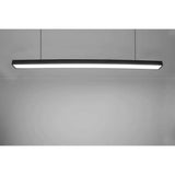 LUMINARIO COLGANTE RECTANGULAR LED NEGRO 48W 120 BLANCO CALIDO INCLUYE SOPORTES 85-265V IP20 ILUMILEDS