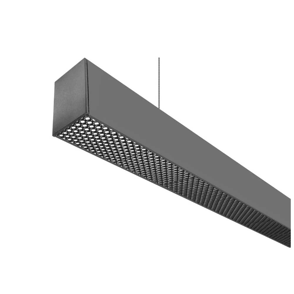 LUM. SUSP. NEGRO LED 40W 120G 127V IP20