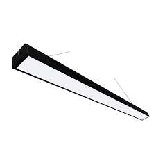 LUMINARIO LED 4100K 36 W OPTICA  120 RECTANGULAR  COLGAR ALUMINIO  ACABADO NEGRO  85-265V IP 20 ILUMILEDS