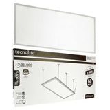 PANEL LED DOMUS III TECNOLITE PARA SUSPENDER O EMPOTRAR 60W LUZ BLANCA NEUTRA LED INTEGRADO