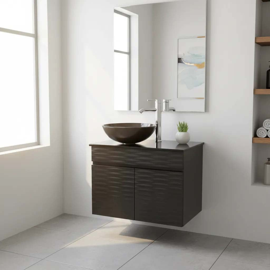 MUEBLE DE BANO PVC XALAPA 31X60X46.5 CHOCOLATE