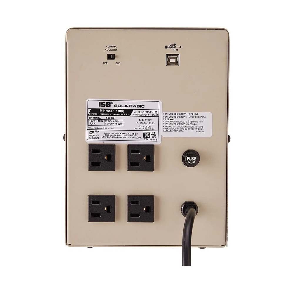 NO BREACK MICRO SRD XR-21-162 SOLA BASIC 1600VA