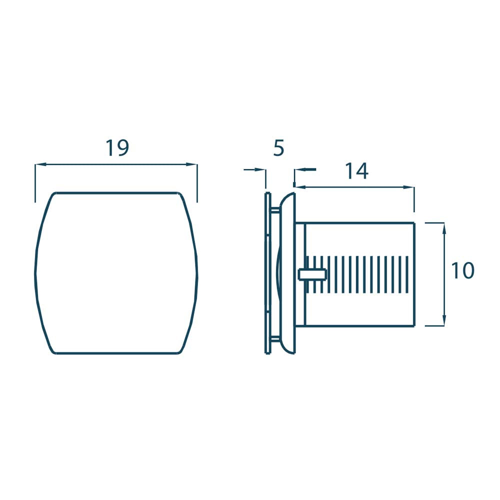 EXTRACTOR PLATINO 4 SATINADO MASTERFAN