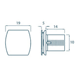EXTRACTOR PLATINO 4 SATINADO MASTERFAN