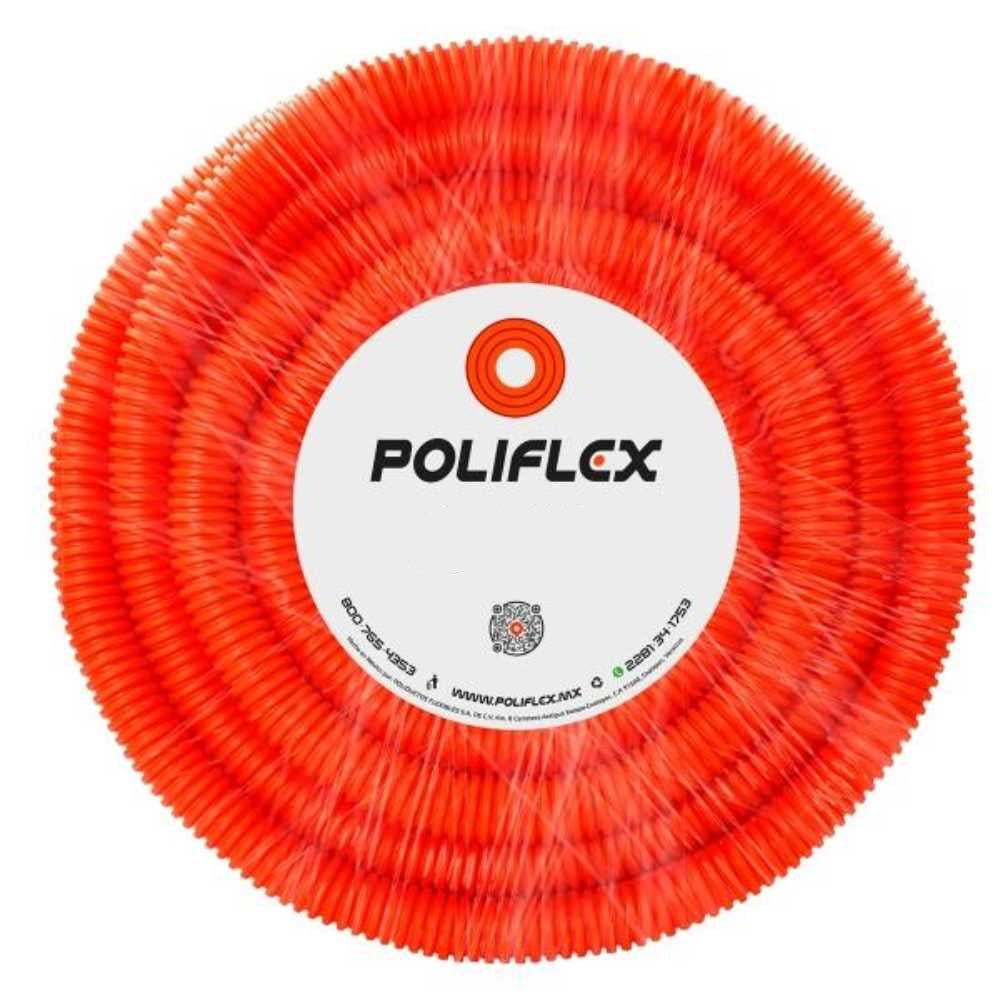 POLIFLEX NARANJA 3/4" P-LNA25-050 *** EXCLUSIVO ROLLO 50MTS***