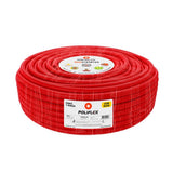 POLIFLEX EXTRA RESISTENTE ROJO 1/2" C/GUIA P-PRG20-100*** EXCLUSIVO ROLLO 100MTS***