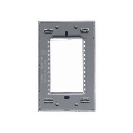 PLACA METALICA DE 3 MODULOS ESPEJO NEGRO LUCEK CRISTAL