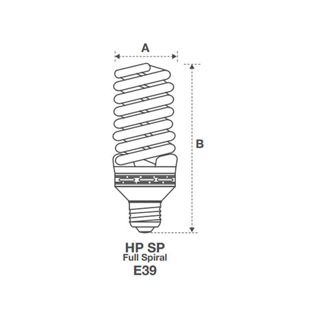 ESPIRAL 105W/220V. E39 T5 6500K ECO PR-SP-105W-E39-T5-220-6500K PLUSRITE *** OFRECER HEL-100W/65-220 ***